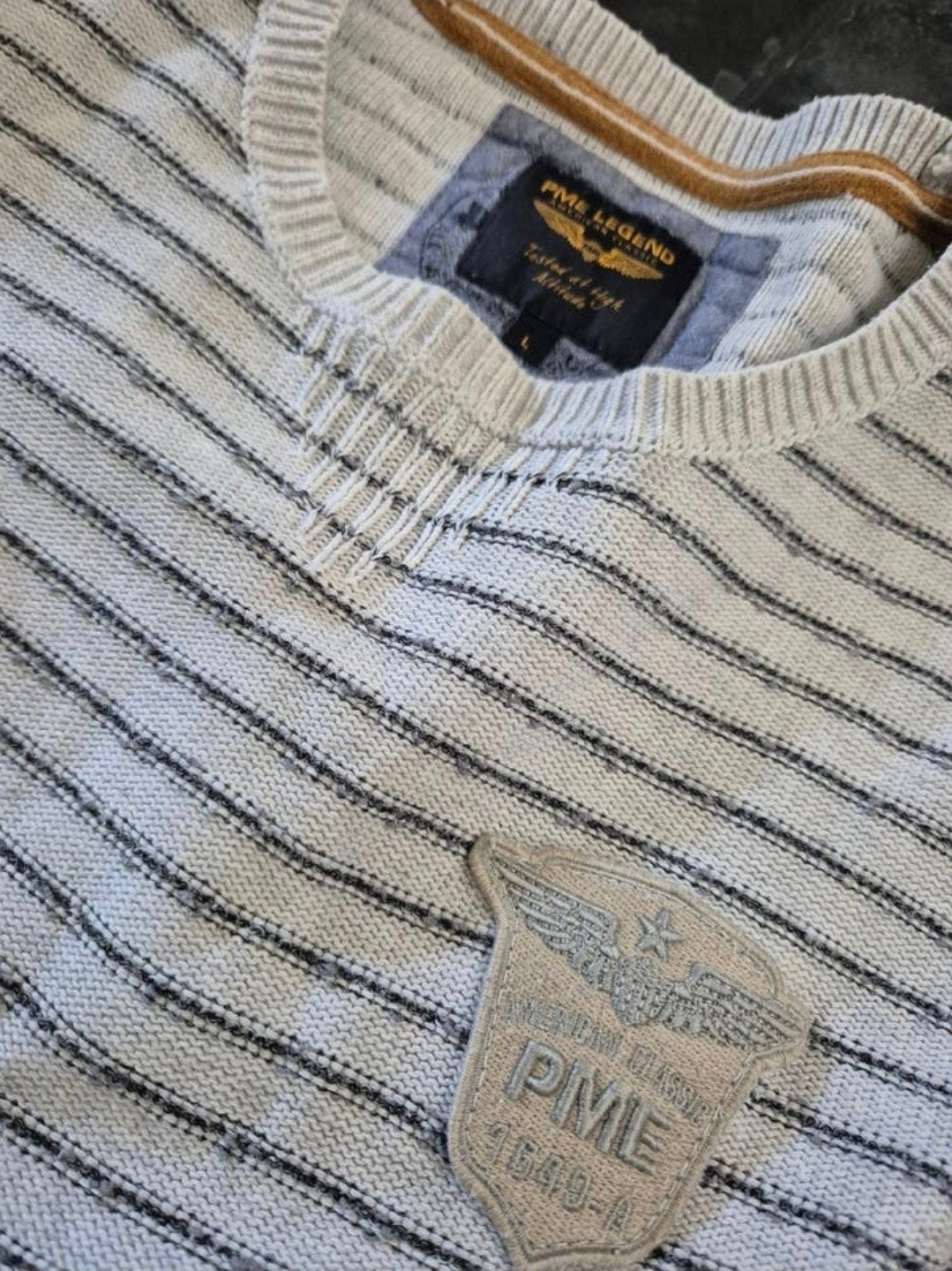 Pme Legend Pall Mall trui tussentrui maat L, Kleding | Heren, Truien en Vesten, Maat 52/54 (L), ., Beige, Ophalen of Verzenden