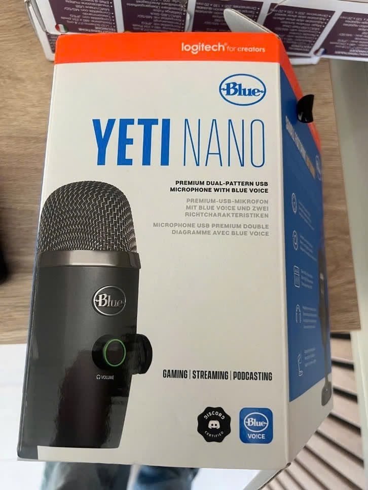 Blue Yeti Nano Premium USB Microfoon, Ophalen of Verzenden, Nieuw, Studiomicrofoon