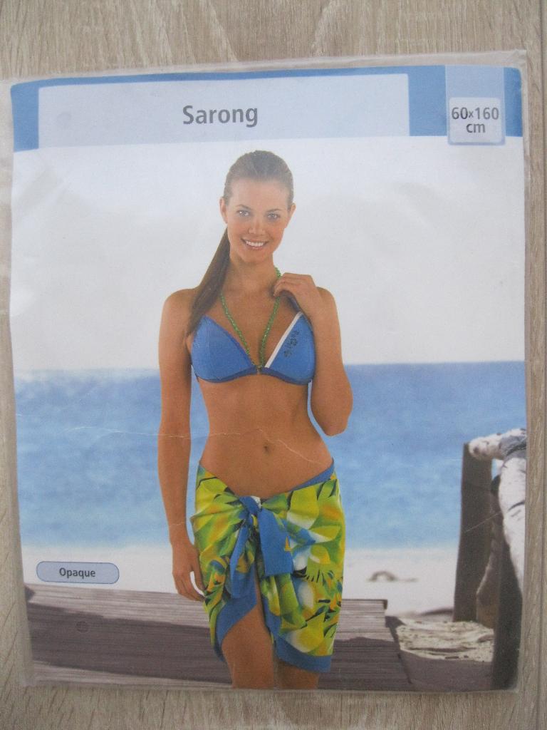 Nieuw! Sarong gekocht maar toch niet mijn smaak, Ophalen of Verzenden, Nieuw, Blauw, Overige typen