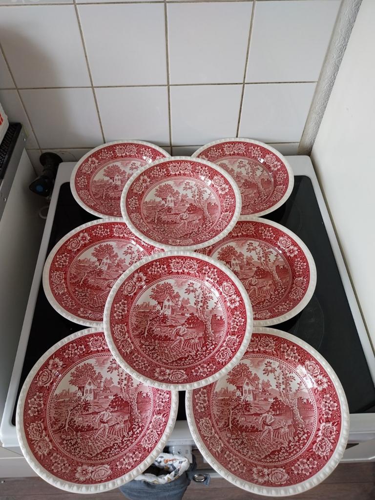 Villeroy & Boch Rusticana soepborden - set van 8, Huis en Inrichting, Keuken | Servies, Zo goed als nieuw, Bord(en), Overige stijlen
