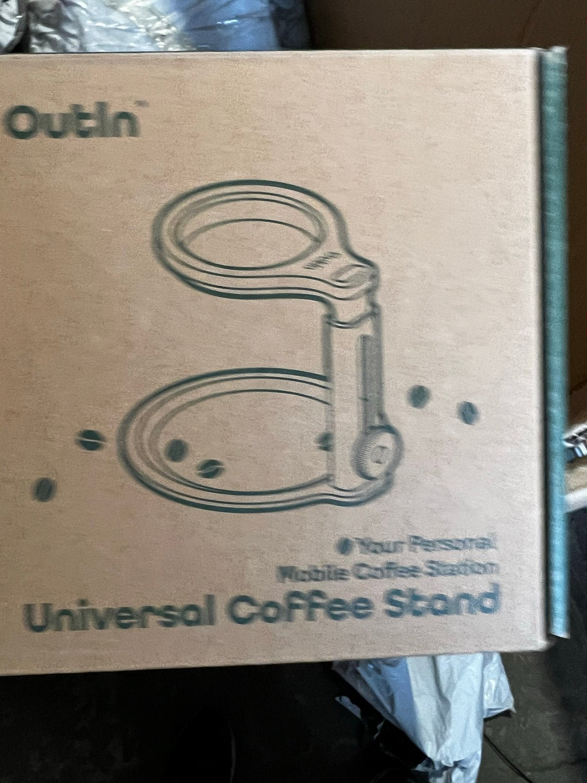 Outlin Universele Koffiehouder - Mobiel Koffiestation, Overige typen, Nieuw, Ophalen of Verzenden, Zwart