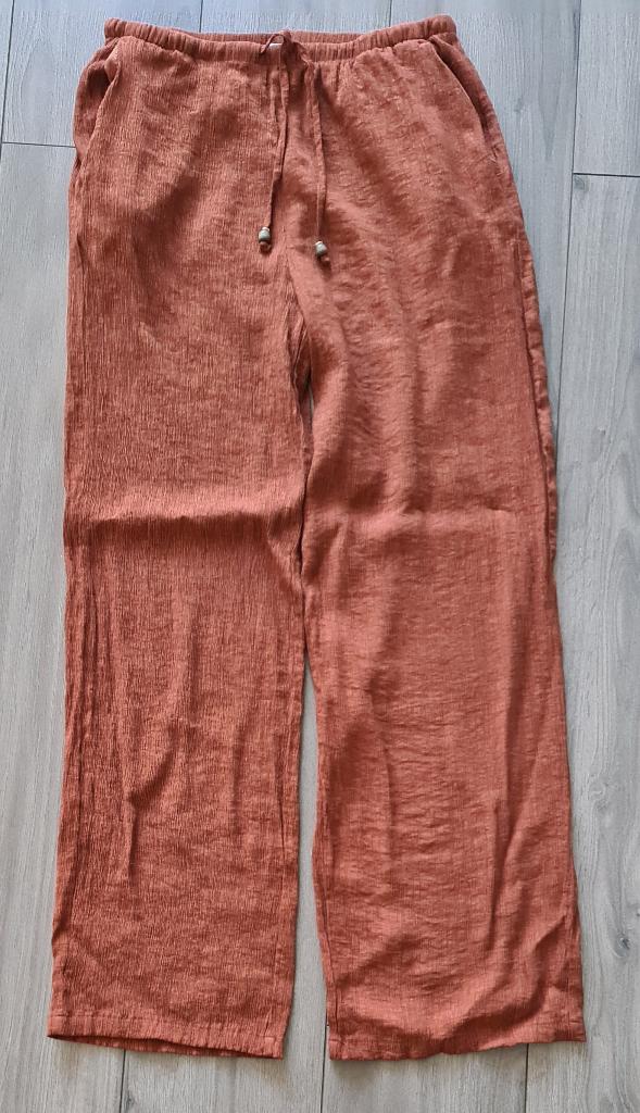 Mooie dames broek roest kleur zit heerlijk Zara, Maat 38/40 (M), Bruin, Ophalen of Verzenden, Zo goed als nieuw
