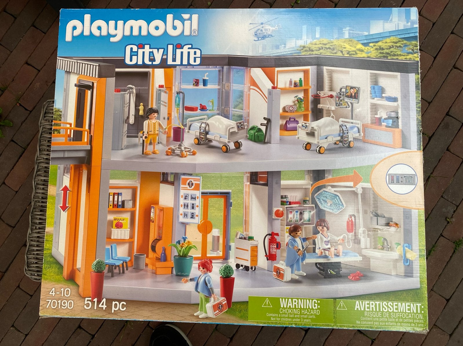 Playmobil City Life Ziekenhuis (70190), Ophalen, Gebouw, Complete set, Zo goed als nieuw