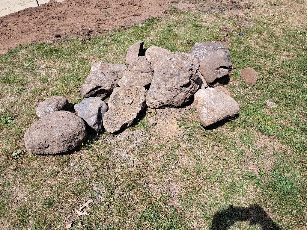 Veldkeien gratis, Tuin en Terras, Grind, Keien en Split, Ophalen, Gebruikt, Overige materialen, Kei