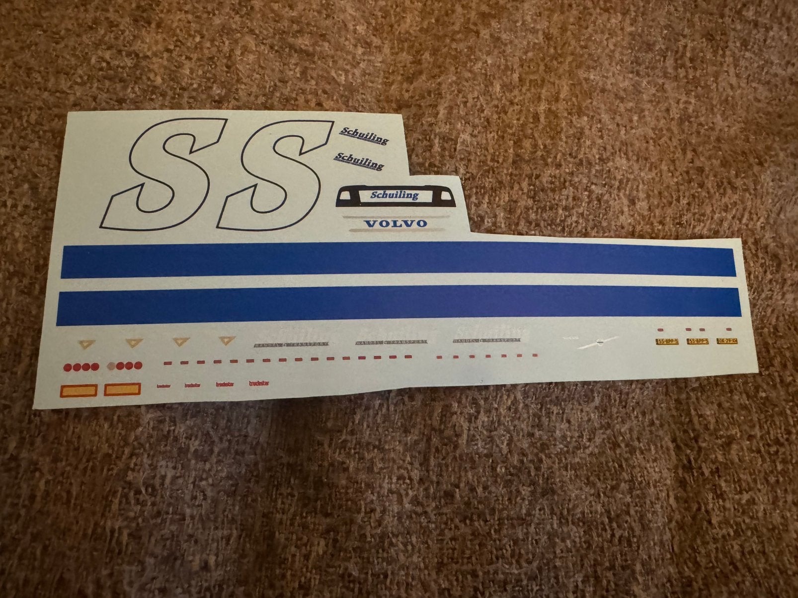 Wsi/Tekno. Decals, Hobby en Vrije tijd, Ophalen of Verzenden, Nieuw, Bus of Vrachtwagen, Tekno