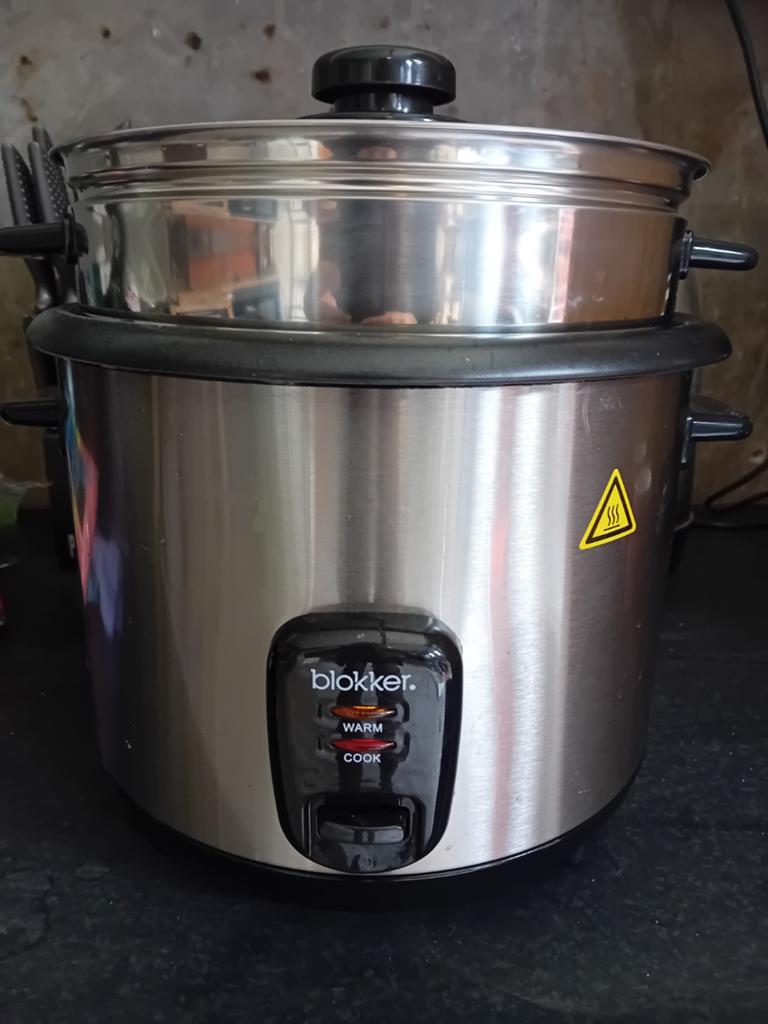 Blokker  Rijstkoker  1,8L  nieuwstaat, Witgoed en Apparatuur, Ophalen of Verzenden, Zo goed als nieuw