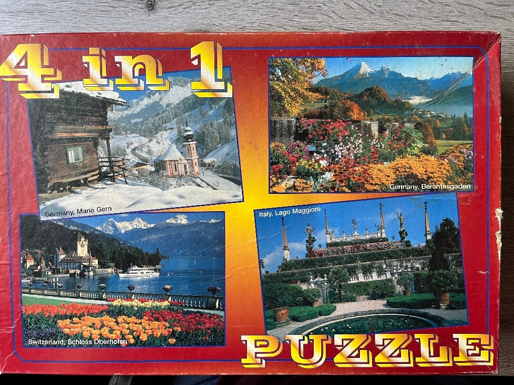 Puzzel Fame Maria Gern Berchtesgaden Oberhofen Lago Maggiore, Ophalen of Verzenden, 500 t/m 1500 stukjes, Gebruikt, Legpuzzel