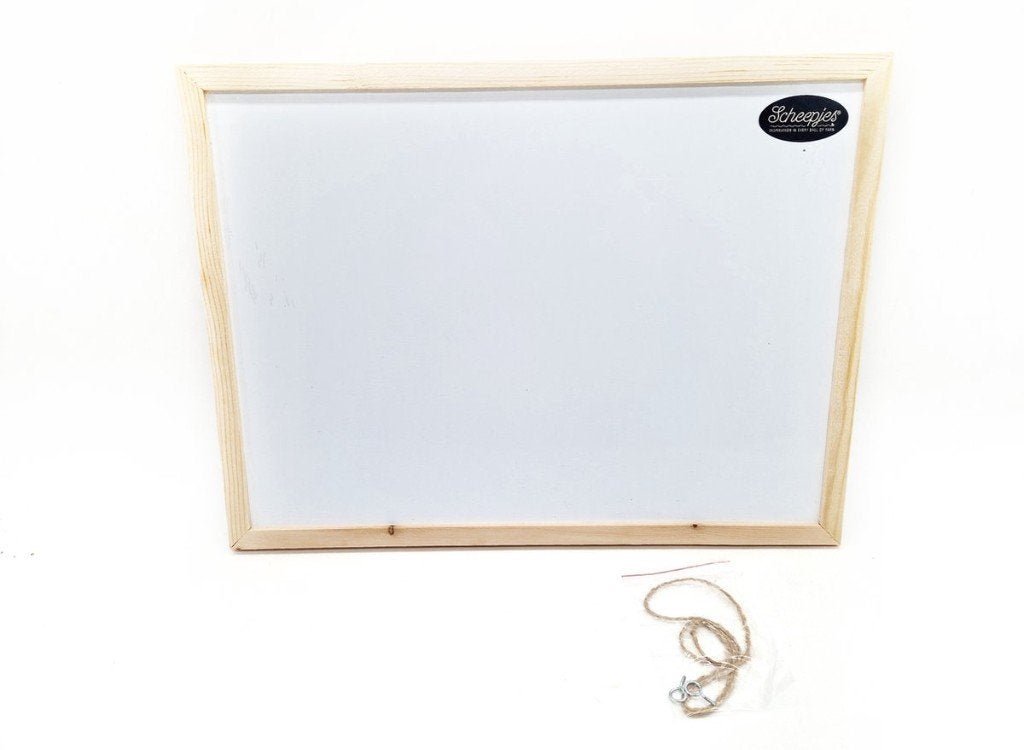 Scheepjes whiteboard magneetbord prikbord 30x40 cm NIEUW, Ophalen of Verzenden, Nieuw, Magneetbord