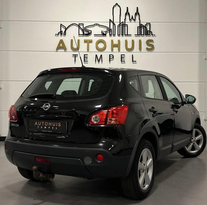 Nissan Qashqai 1.6 Acenta Nap Airco Climate Trekhaak Camera, Auto's, Voorwielaandrijving, 1272 kg, Gebruikt, Zwart