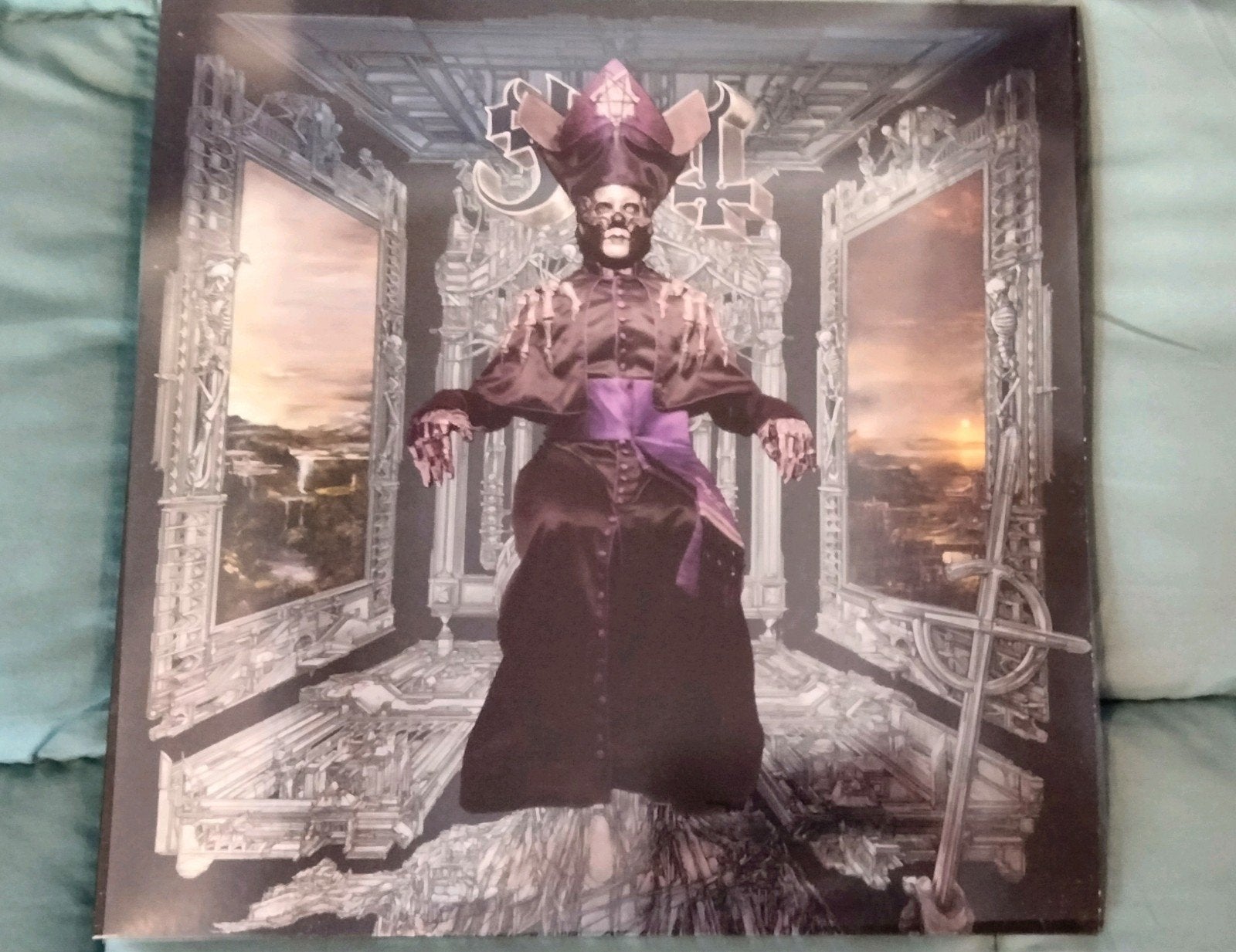Ghost Skeleta Skeletá Orchid Clear & Black Splatter vinyl LP, LP, Verzenden, Colored vinyl, Zo goed als nieuw