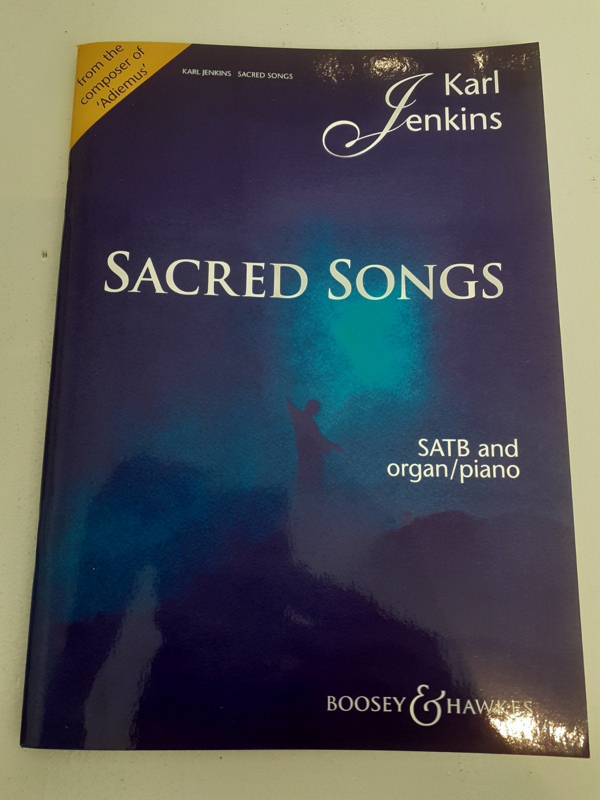 Karl Jenkins - Sacred Songs (SATB en orgel/piano), Ophalen of Verzenden, Zo goed als nieuw, Piano, Religie en Gospel