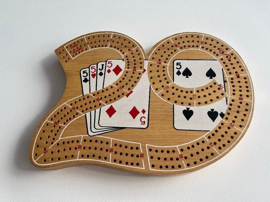 Canadees Cribbage speelbord | Canadees Kaartspel, Ophalen of Verzenden, Zo goed als nieuw