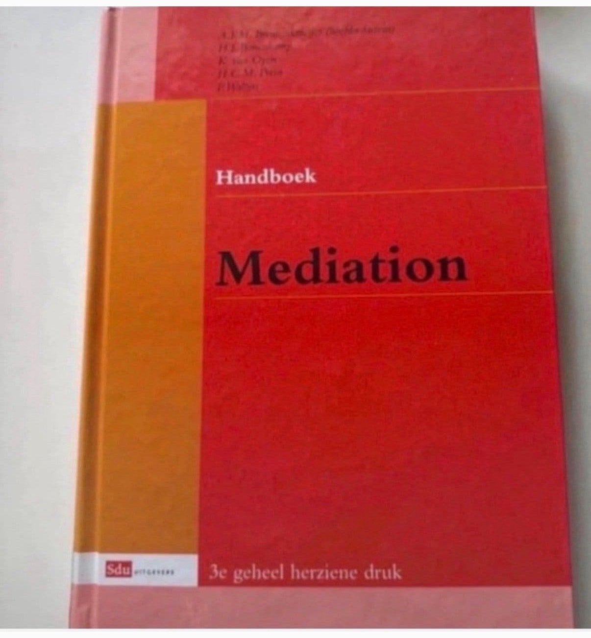 Handboek Mediation - 3e geheel herziene druk, Boeken, Ophalen of Verzenden, Gamma, Gelezen, HBO