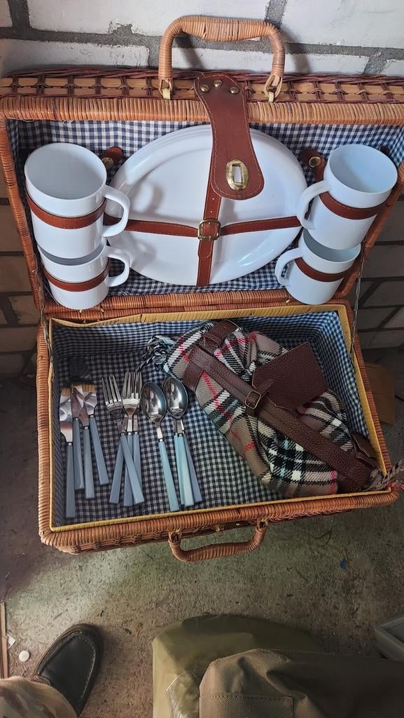 Nieuwe Picknickmand voor 4 personen, Ophalen of Verzenden, Nieuw