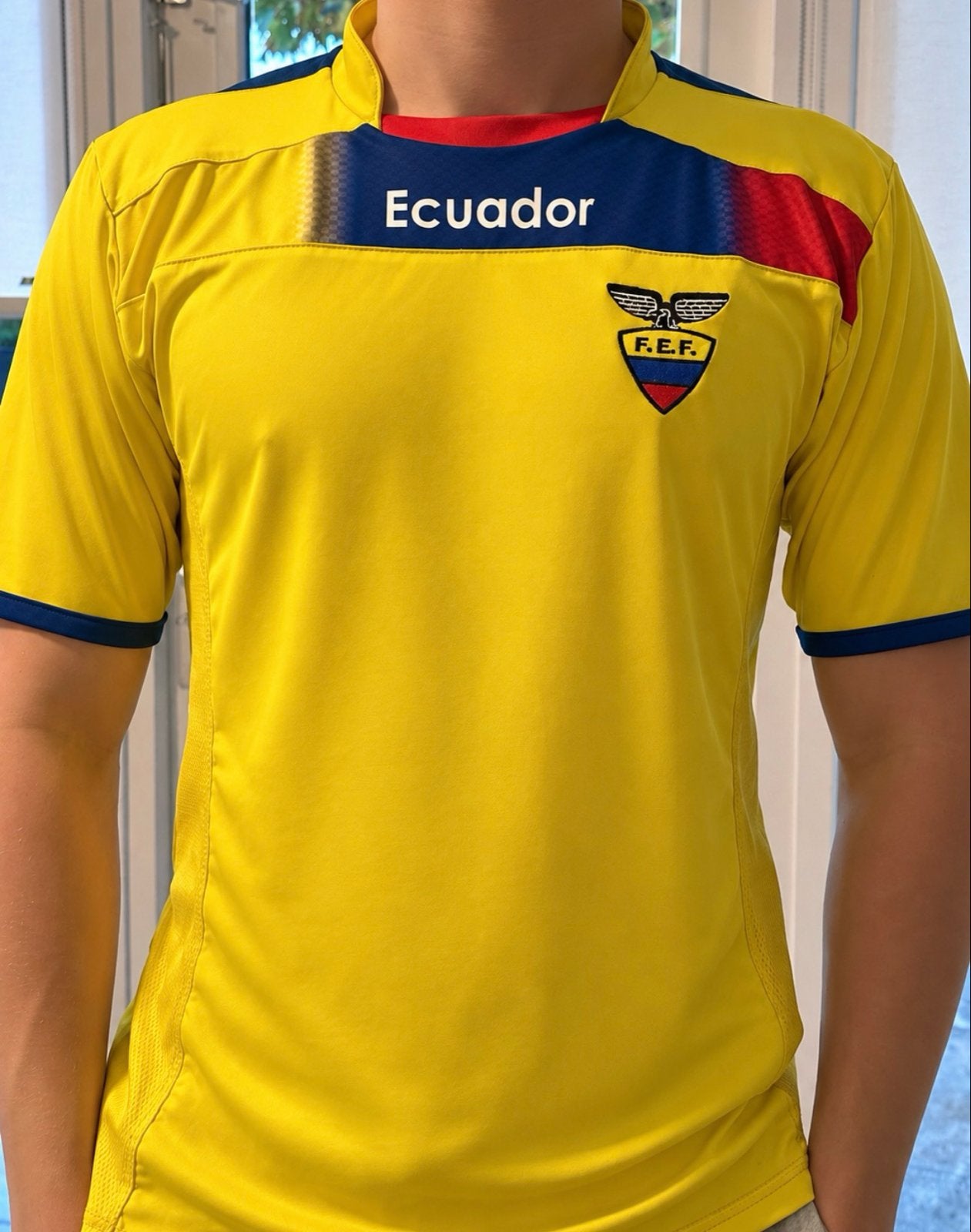 Geel Ecuador Voetbalshirt - Nationale Elftal, Ophalen of Verzenden, Gebruikt, Shirt