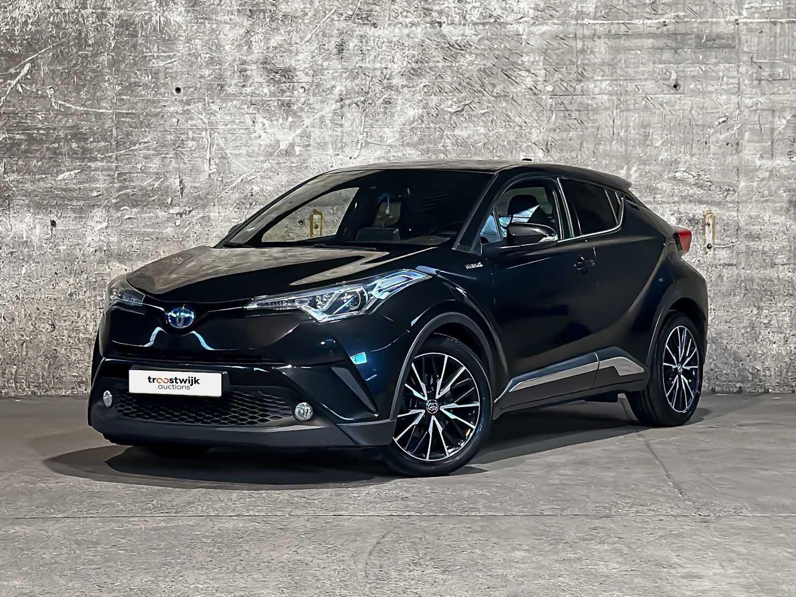 Toyota C-HR 1.8 Hybrid Executive 122pk 2017 (Origineel-NL),, Auto's, Euro 6, 4 cilinders, Zwart, 26 km/l