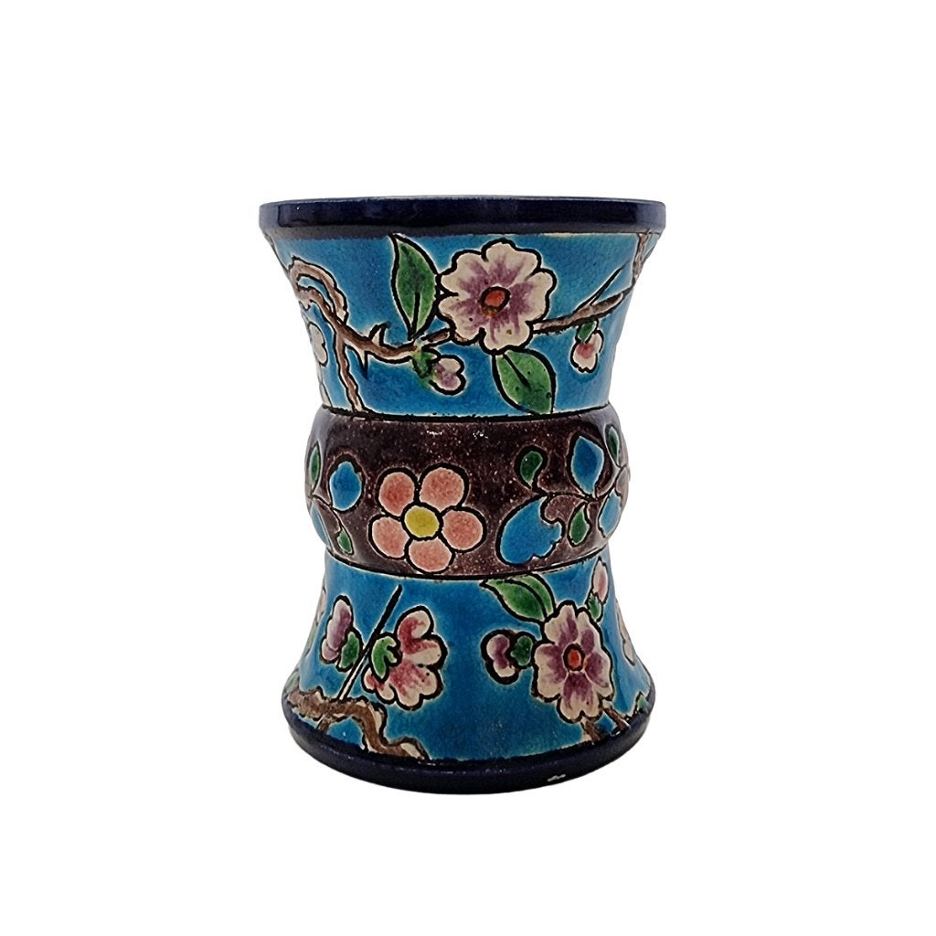 Antieke Longwy luciferhouder Art Nouveau, Ophalen of Verzenden