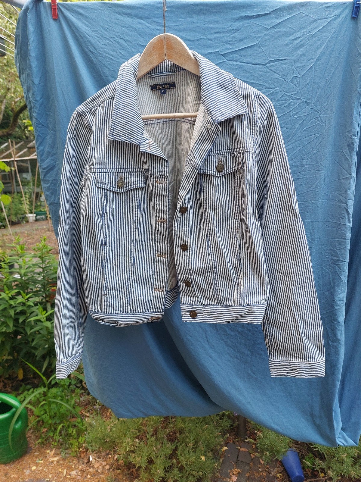 Spijkerjasje.King Louie mt 42, Kleding | Dames, Jassen | Zomer, Maat 42/44 (L), Zo goed als nieuw, King Louie, Verzenden