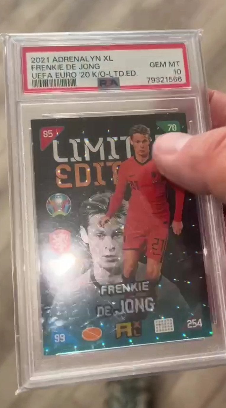 Adrenalyn xl uefa 2020 ko limited edition frenkie de jong, Verzamelen, Ophalen of Verzenden, Zo goed als nieuw, Buitenlandse clubs
