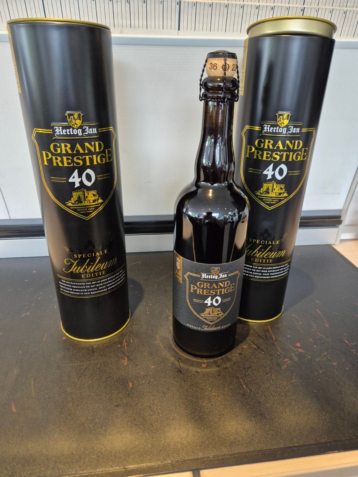 Hertog Jan Grand Prestige 40 Jaar Jubileum Editie, Ophalen of Verzenden, Nieuw, Flesje(s), Hertog Jan