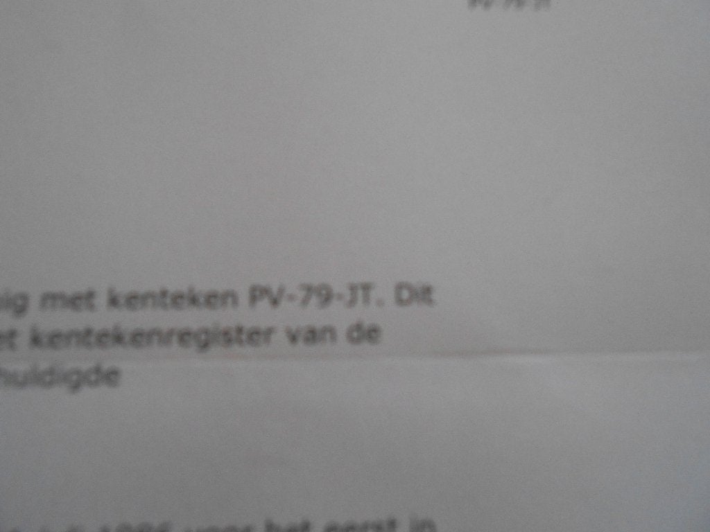 kompleet kenteken Golf 1986, Ophalen of Verzenden, Gebruikt, Overige typen, Overige merken