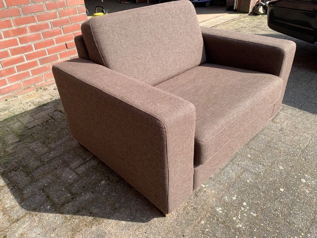 Goossens loveseat N-Joy, Ophalen, Tweepersoons, 75 tot 100 cm, Zo goed als nieuw