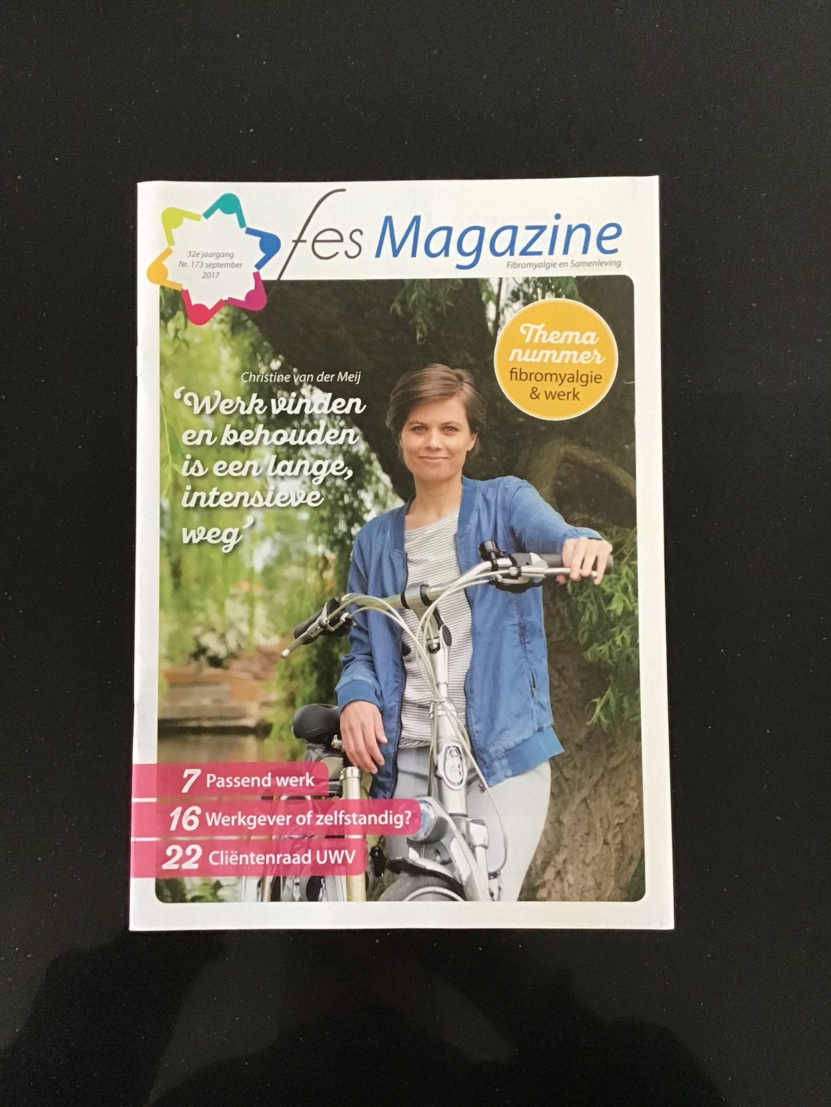 Tijdschrift. FES Magazine. Fibromyalgie. Uitgave 2017., Boeken, Verzenden, Gelezen, Lichaam en Geest