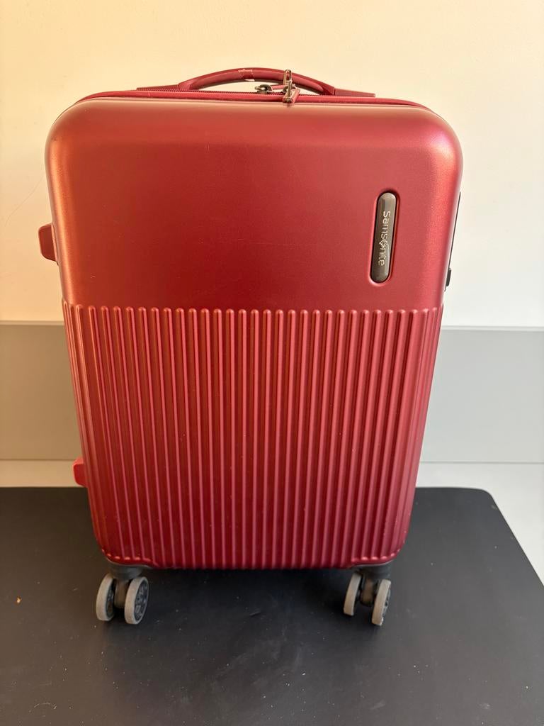 Samsonite trolley, Gebruikt, 50 tot 60 cm, Hard kunststof, Slot
