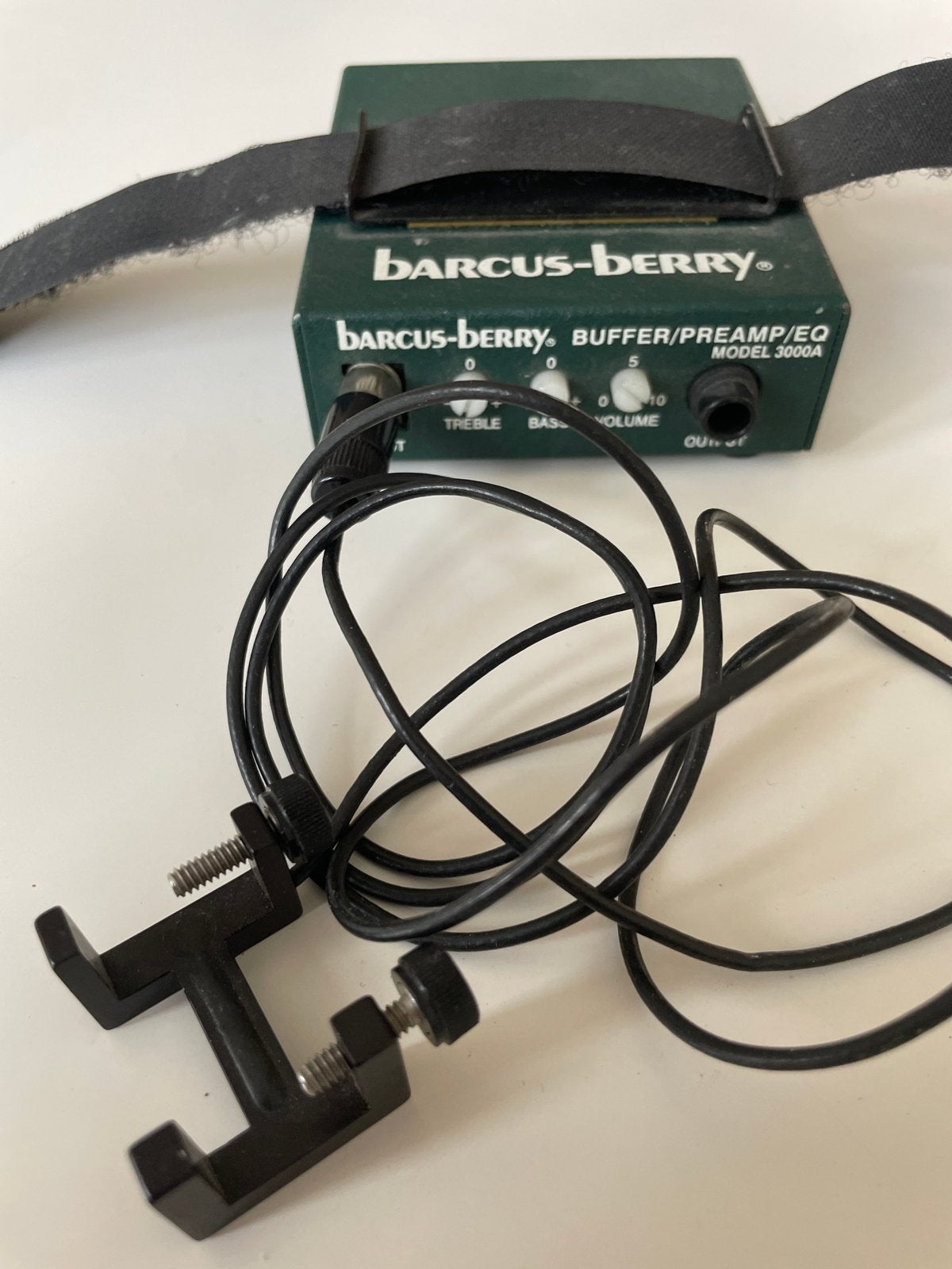 Barcus-Berry preamp / piezo element voor contrabas 'as is'., Ophalen of Verzenden, Gebruikt, Equalizer