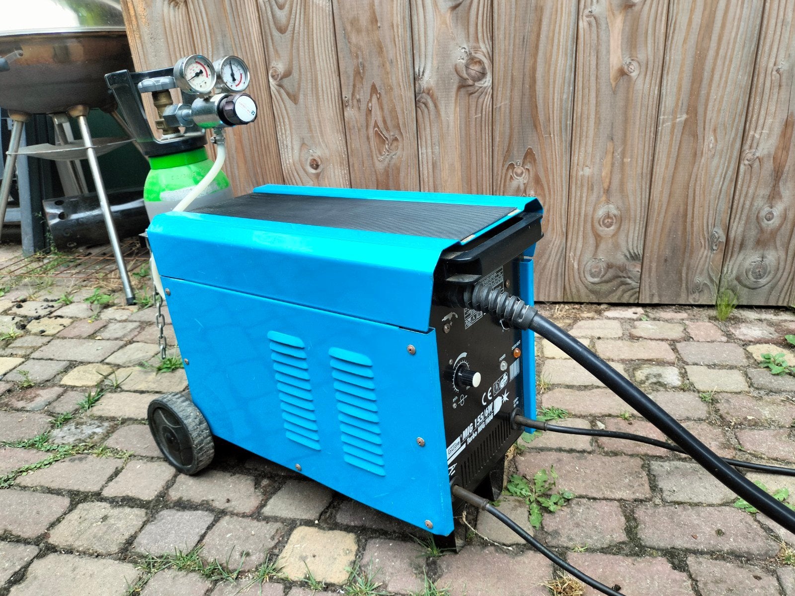 MIG lasapparaat met gasfles, Ophalen, Gebruikt, 150 tot 250 ampère, Overige typen