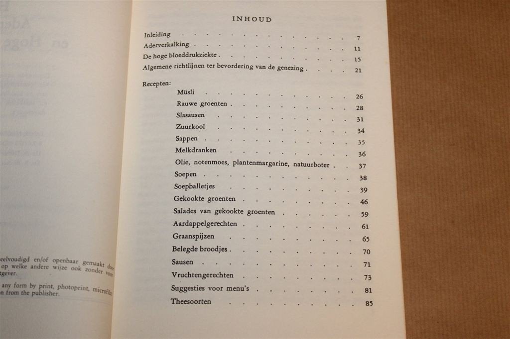 Aderverkalking en Hoge Bloeddruk — Bircher-Benner Dieet, Boeken, Ophalen of Verzenden, Gelezen