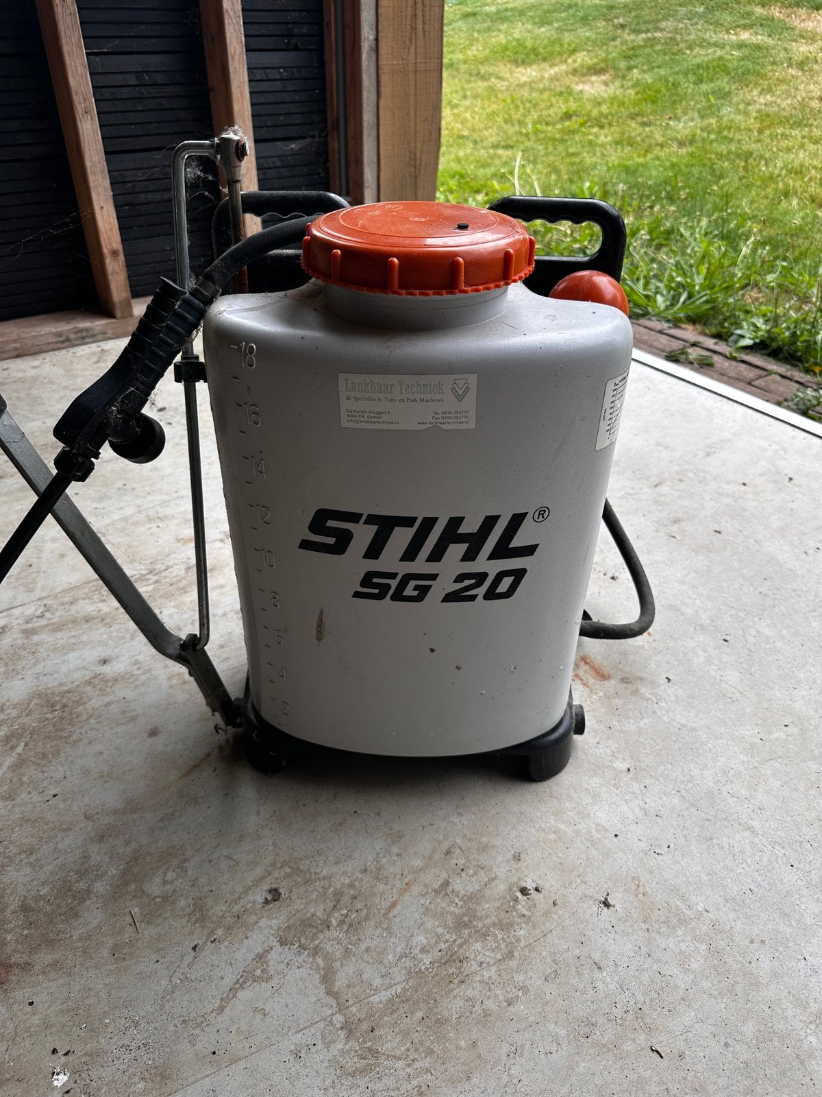Stihl rug spuit, Ophalen, Zo goed als nieuw, Elektrisch