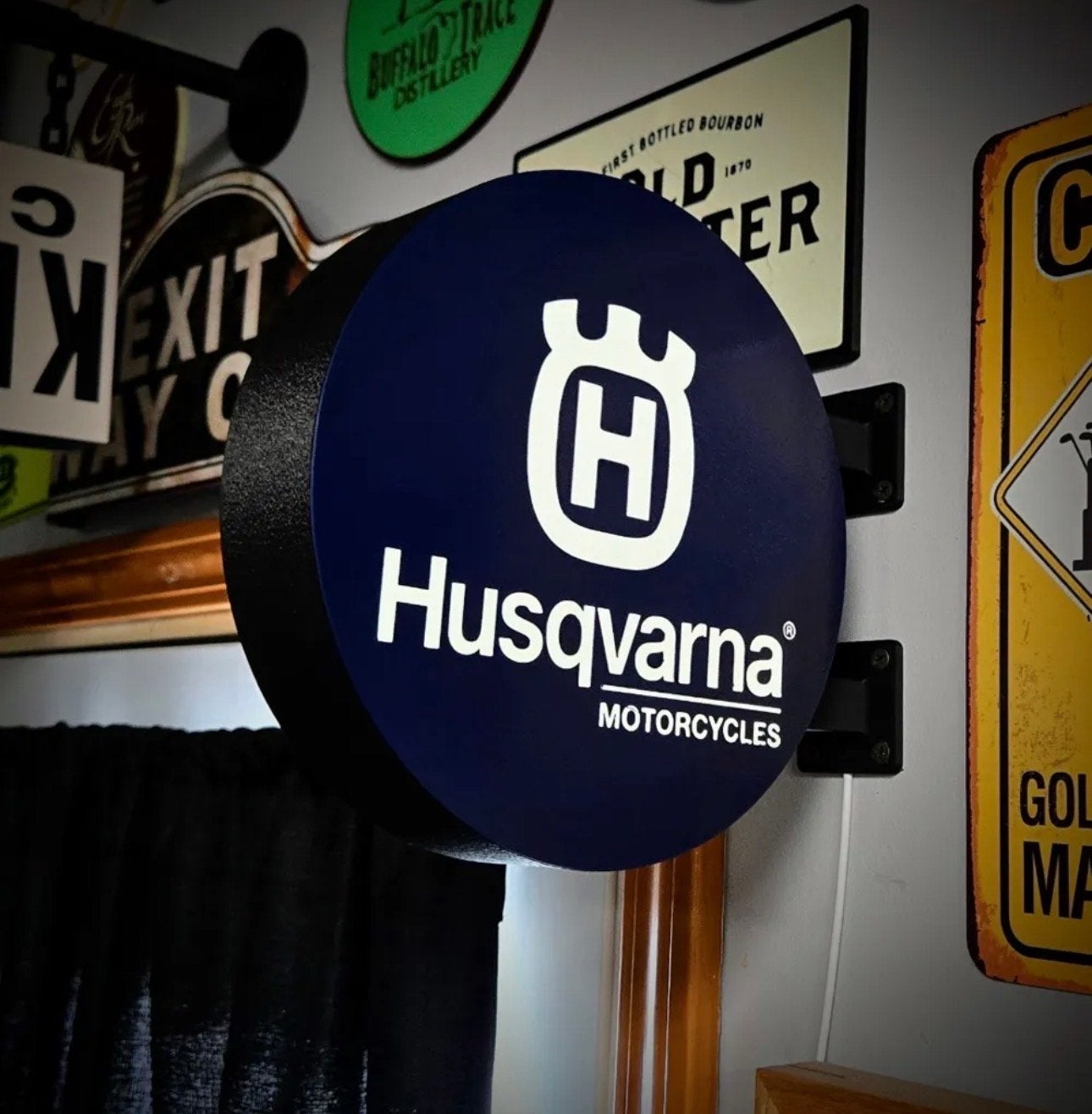 Husqvarna Motorcycles LED Lichtbak - Doorsnede 26 cm, Verzenden, Nieuw, Lichtbak of (neon) lamp