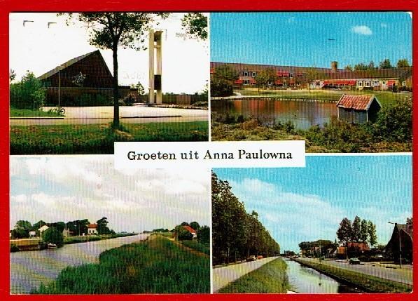 Anna Paulowna - met o.a. Kerk en Bej.tehuis - 1981 (p. Haar, Verzamelen, Ansichtkaarten | Nederland, Verzenden, 1980 tot heden