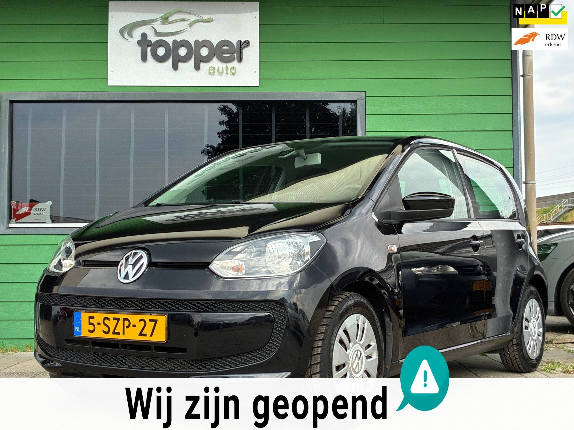 Volkswagen Up! 1.0 move up! BlueMotion|Airco|Navigatie|Nieuw, Auto's, Volkswagen, Voorwielaandrijving, Euro 5, Gebruikt, Up!