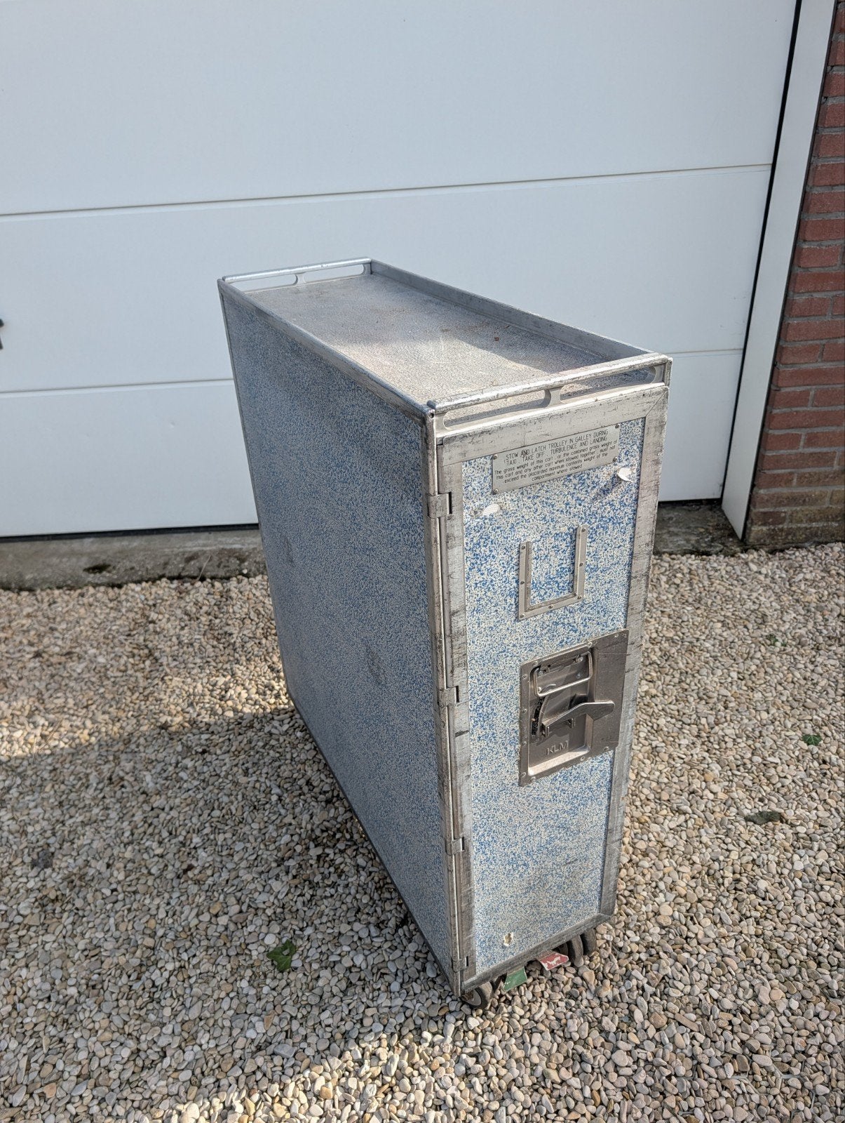 Originele KLM vliegtuig trolley - Full Size, Ophalen, Gebruikt