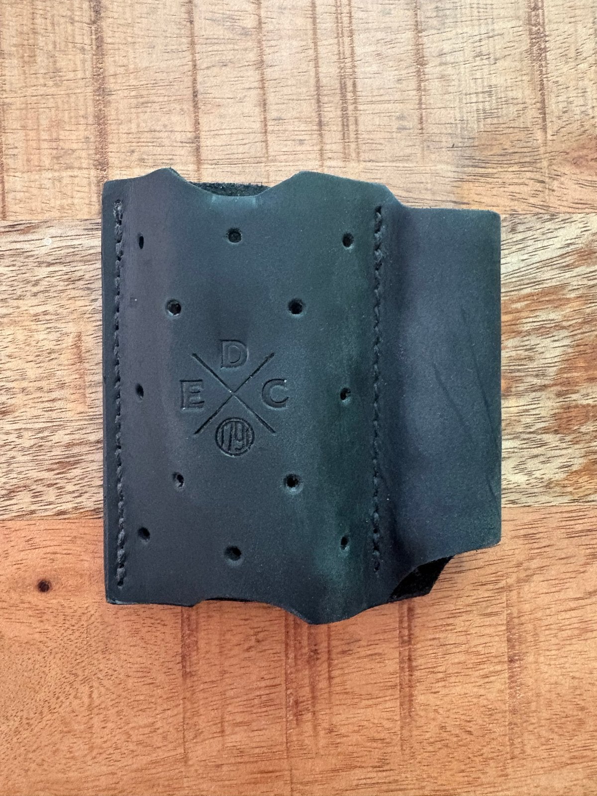 Leren EDC Organizer 1791 voor Spyderco, zaklamp en pasjes, Sieraden, Tassen en Uiterlijk, Portemonnees, Overige merken, Zwart