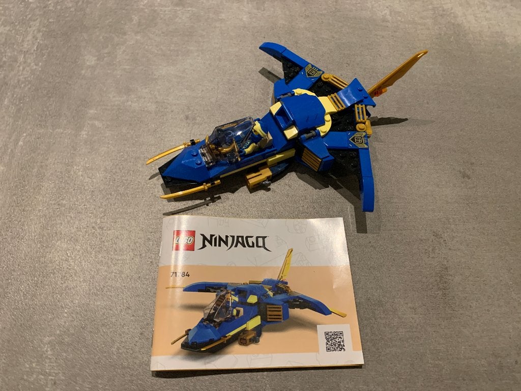 LEGO 71784 NINJAGO Jay’s Bliksemstraaljager, Lego, Inclusief instructies, Ophalen of Verzenden, Zo goed als nieuw