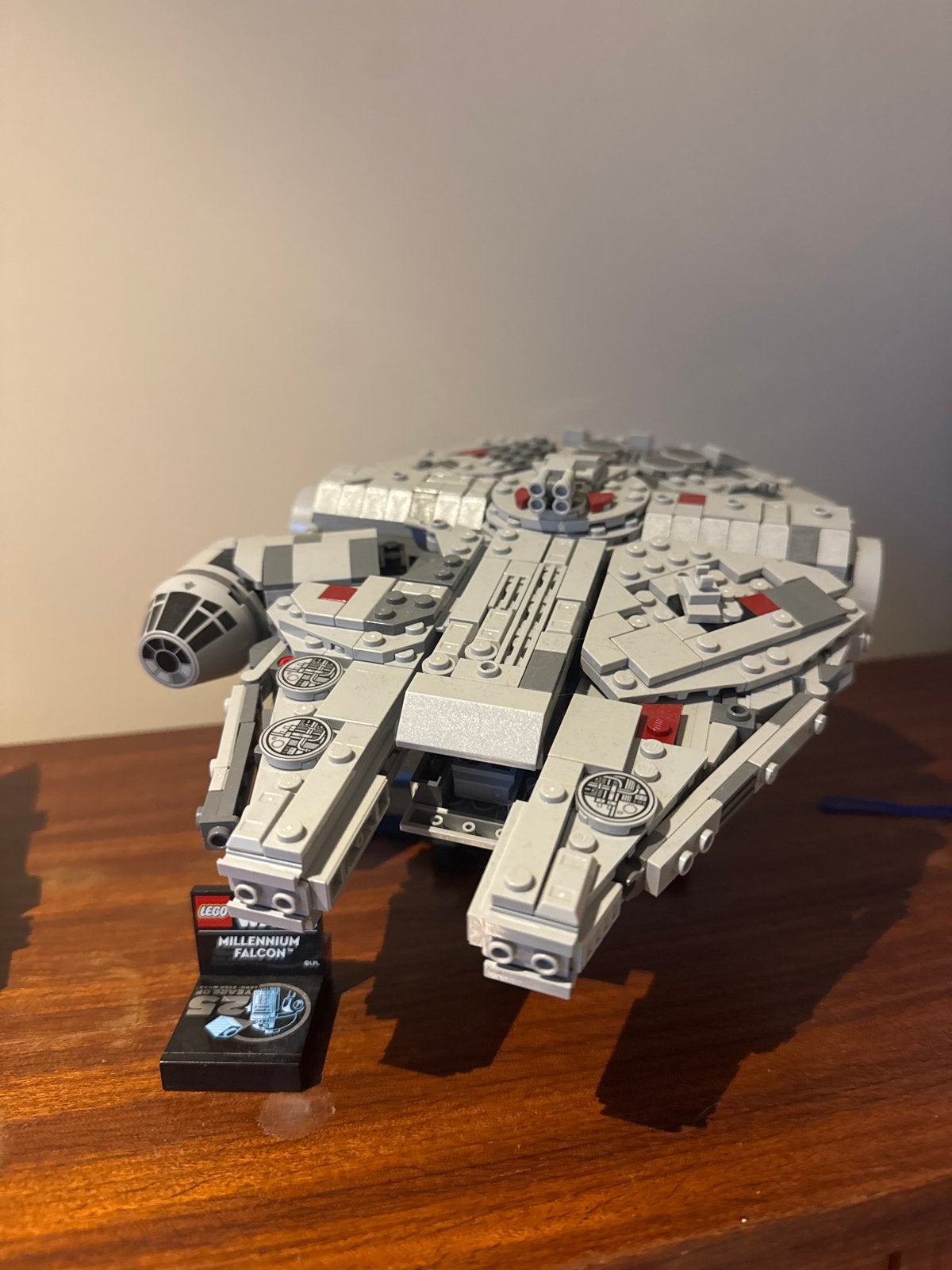 Lego Millennium Falcon met boekje, Ophalen of Verzenden, Zo goed als nieuw