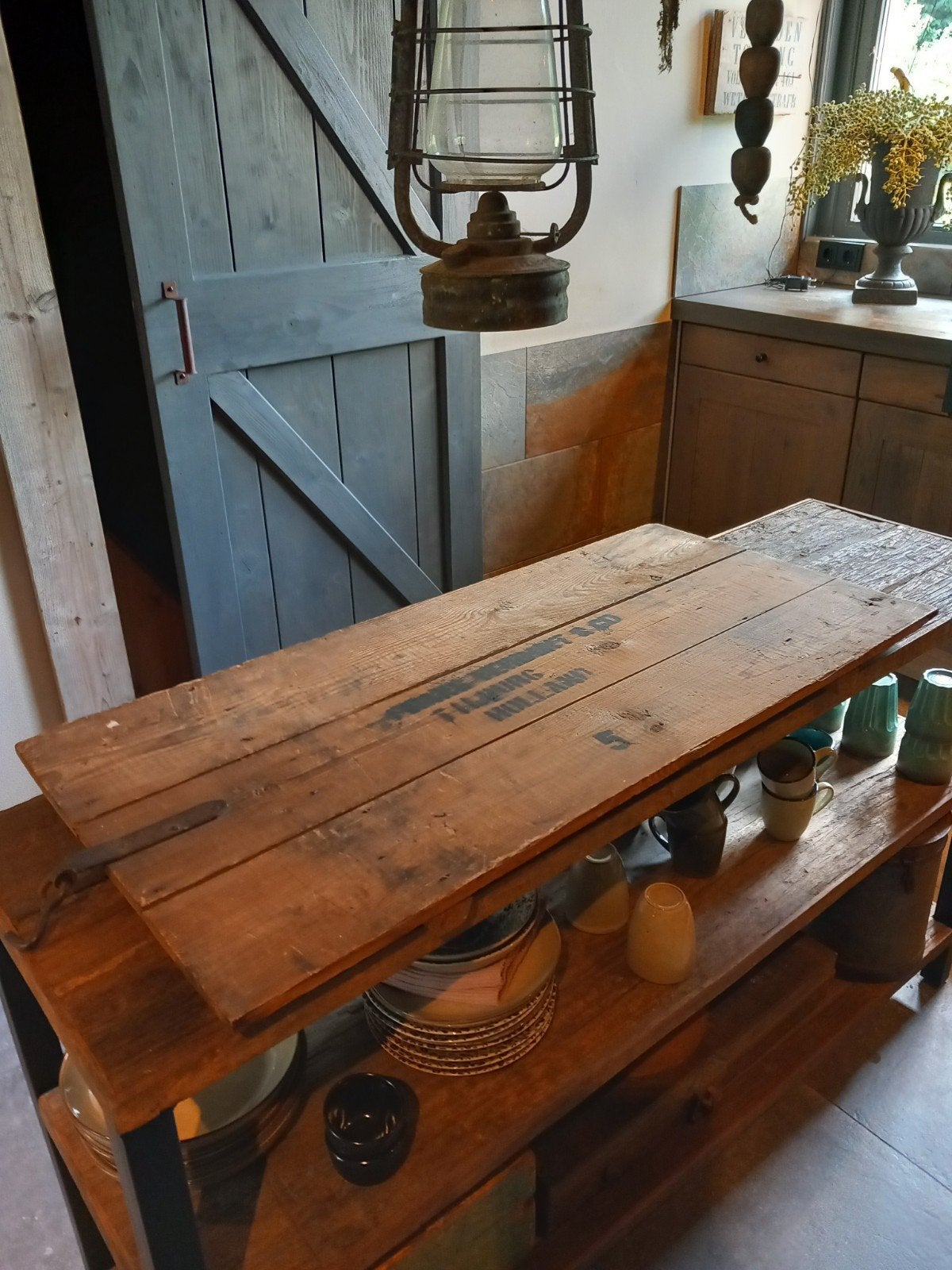 oude houten plank, Ophalen of Verzenden