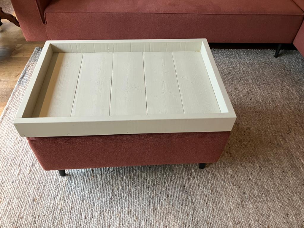 Dienblad, Huis en Inrichting, Woonaccessoires | Dienbladen, Zo goed als nieuw, Hout, Rechthoekig, Ophalen