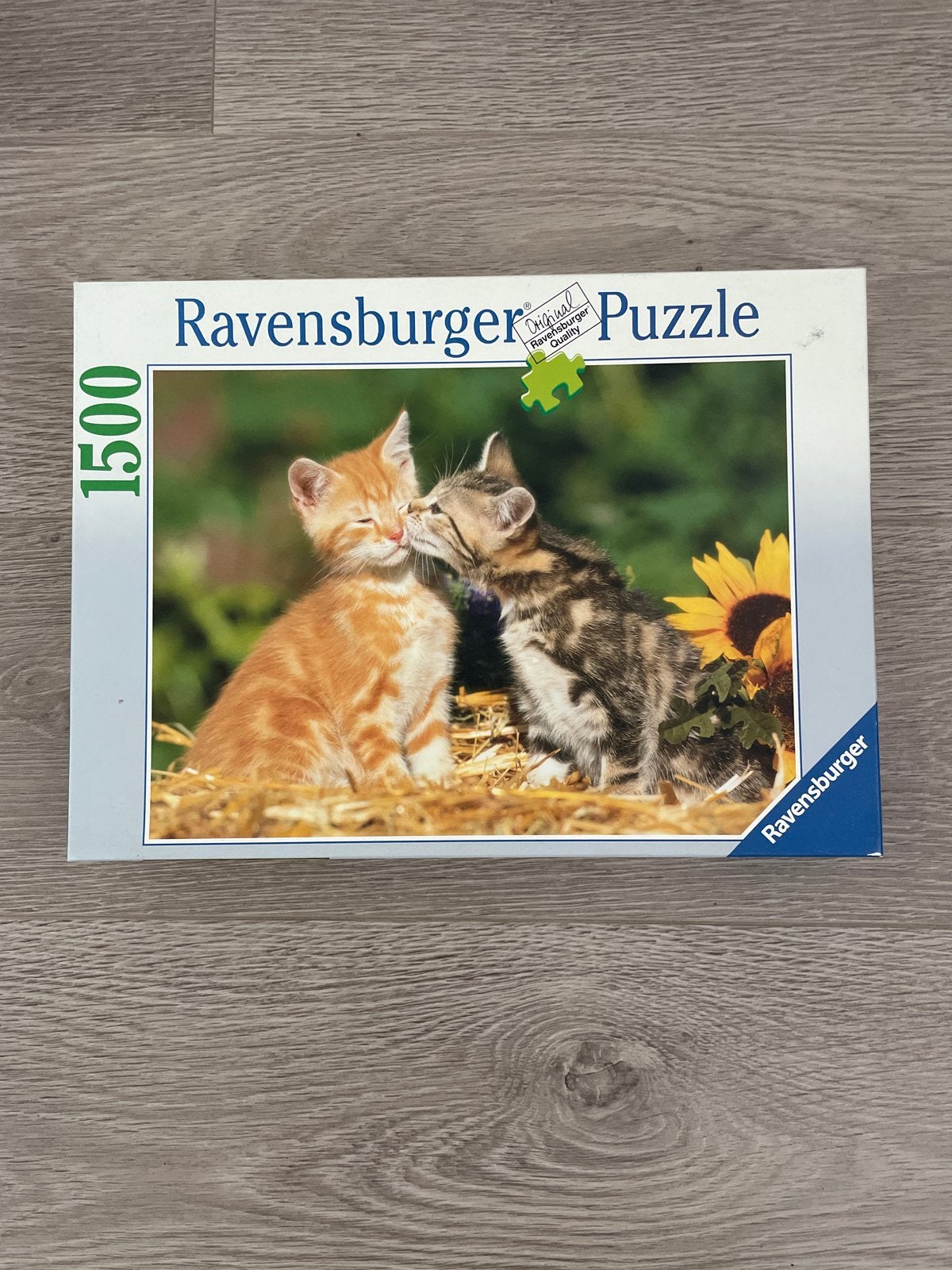 Ravensburger Legpuzzel 1500 stukjes - Kittens, Ophalen of Verzenden, 500 t/m 1500 stukjes, Gebruikt, Legpuzzel