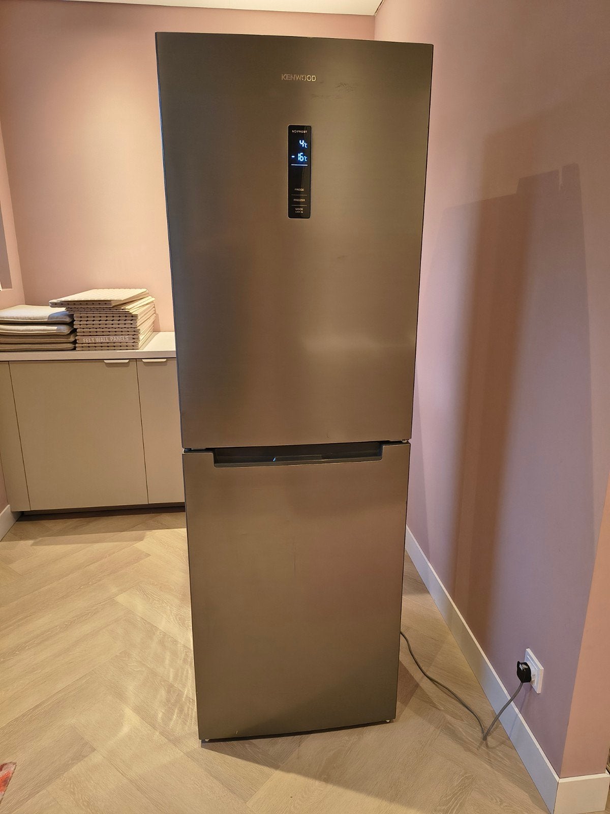 Kenwood Koelkast met Vriezer, Ophalen, Gebruikt, 200 liter of meer, 60 cm of meer