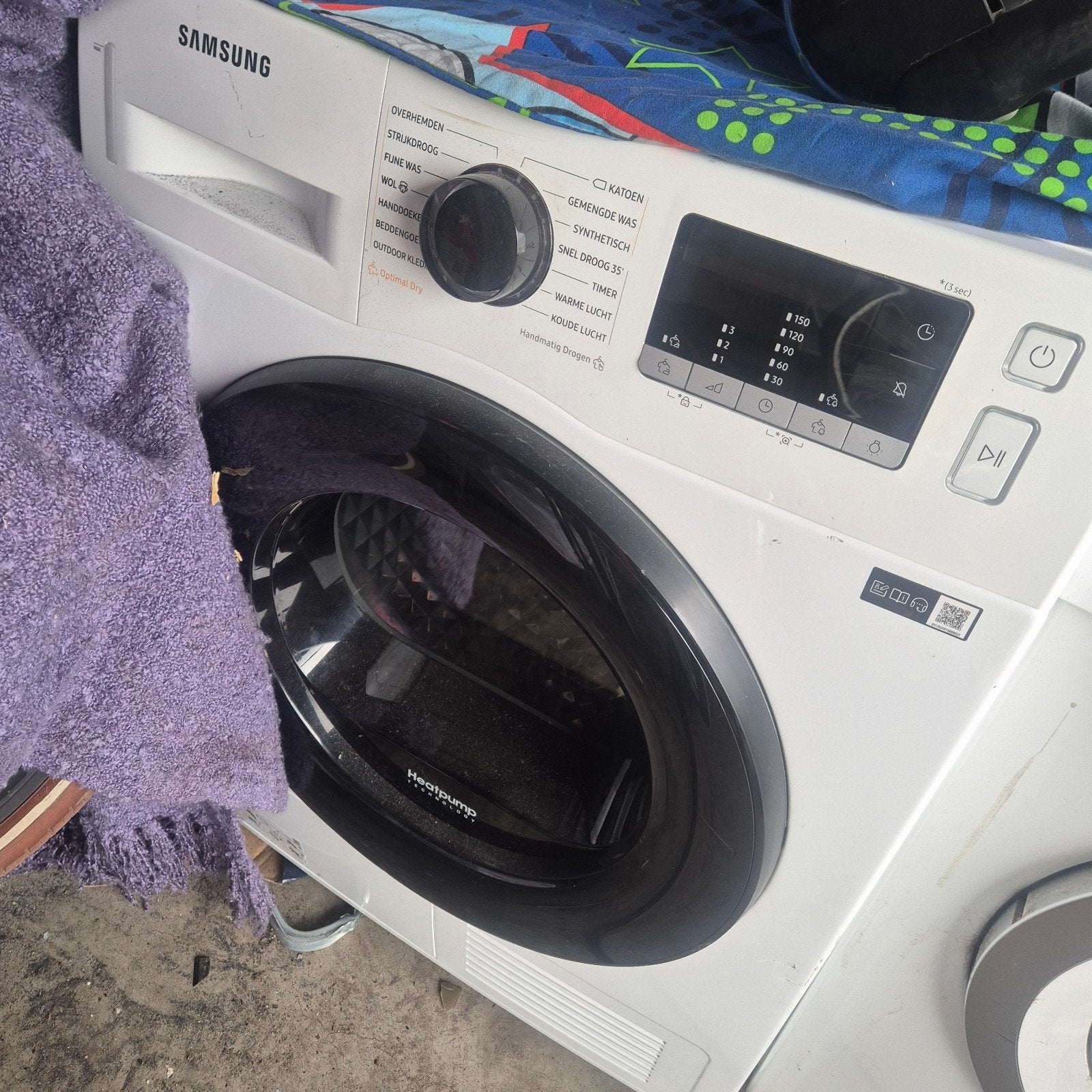samsung droger voor onderdelen, Witgoed en Apparatuur, Wasdrogers, 6 tot 8 kg, Ophalen of Verzenden, 85 tot 90 cm