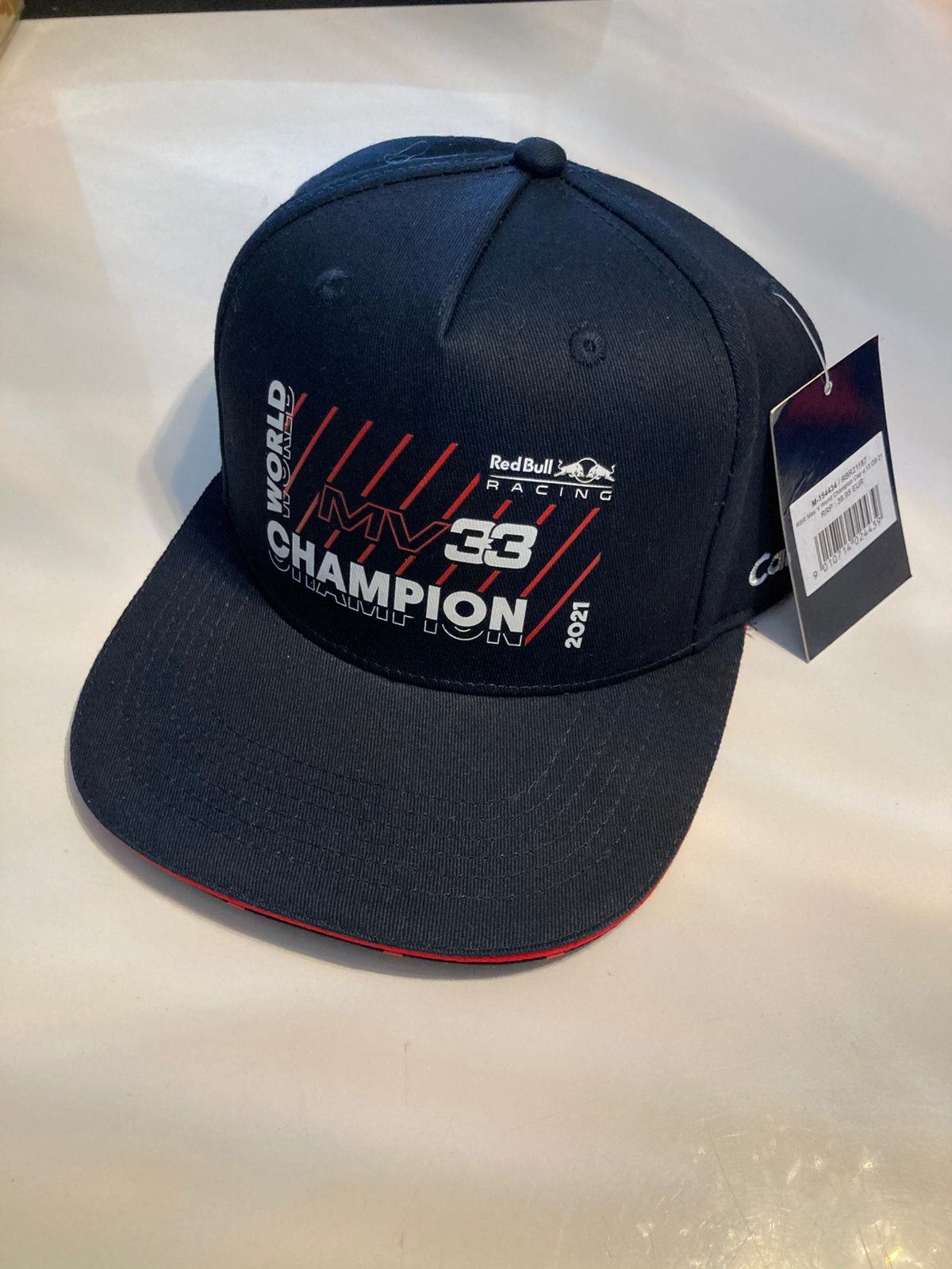 Max Verstappen world champion 2021 cap, Ophalen of Verzenden, Nieuw, Formule 1