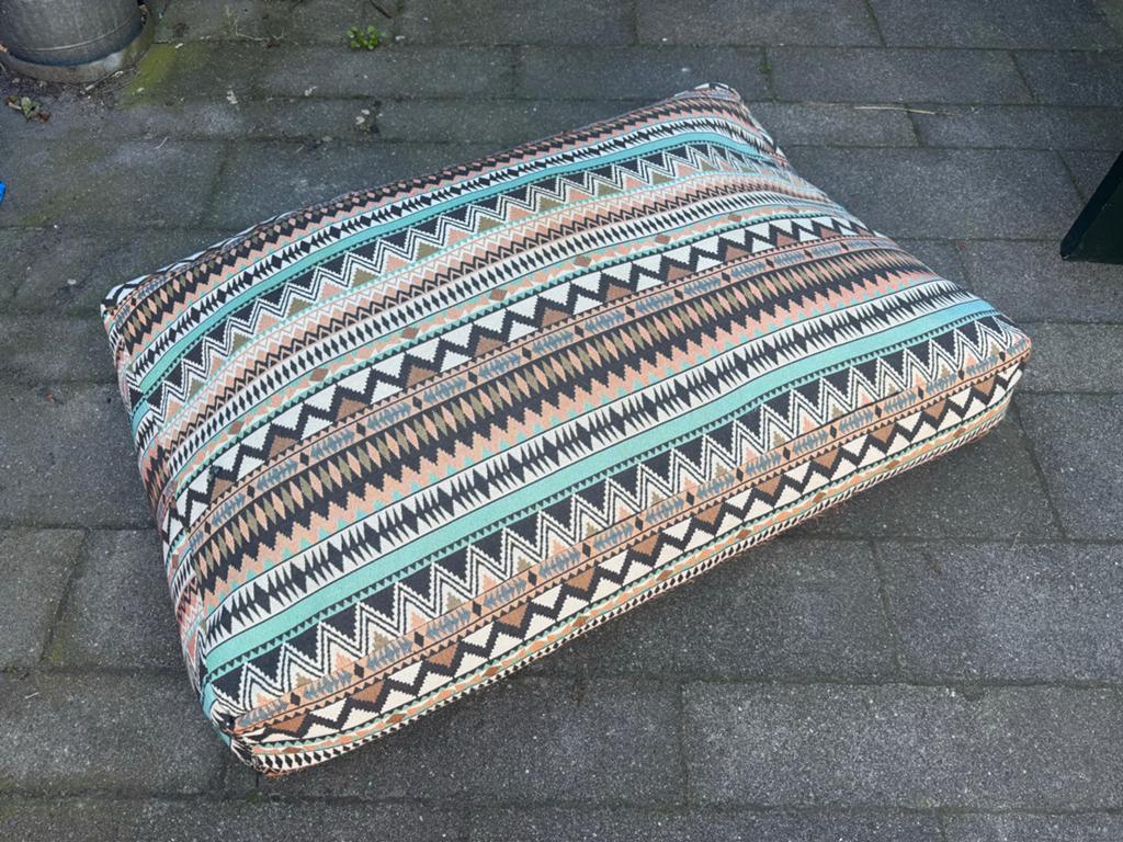 Palletkussen met Aztec-print - Comfortabel en Stijlvol, Ophalen, Gebruikt, Overige kleuren, Rechthoekig