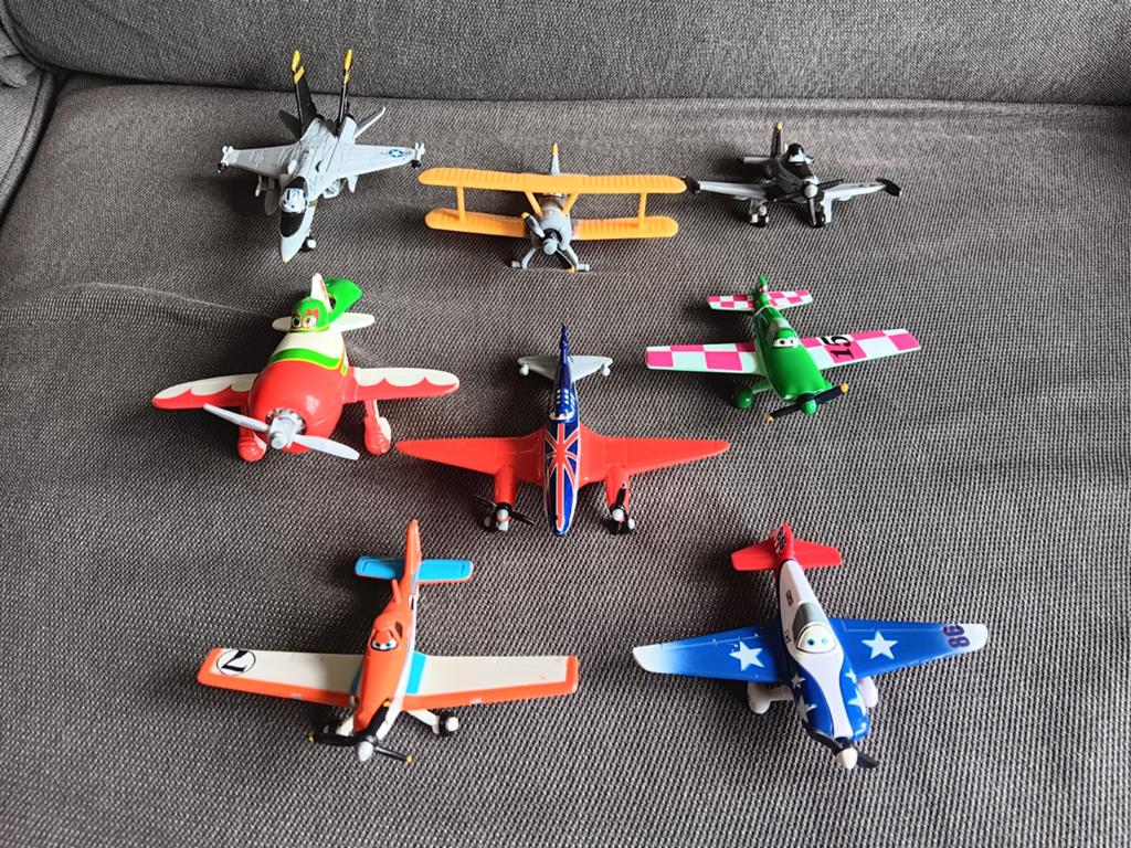 Disney Planes 8 stuks, Verzamelen, Ophalen of Verzenden, Overige figuren, Gebruikt