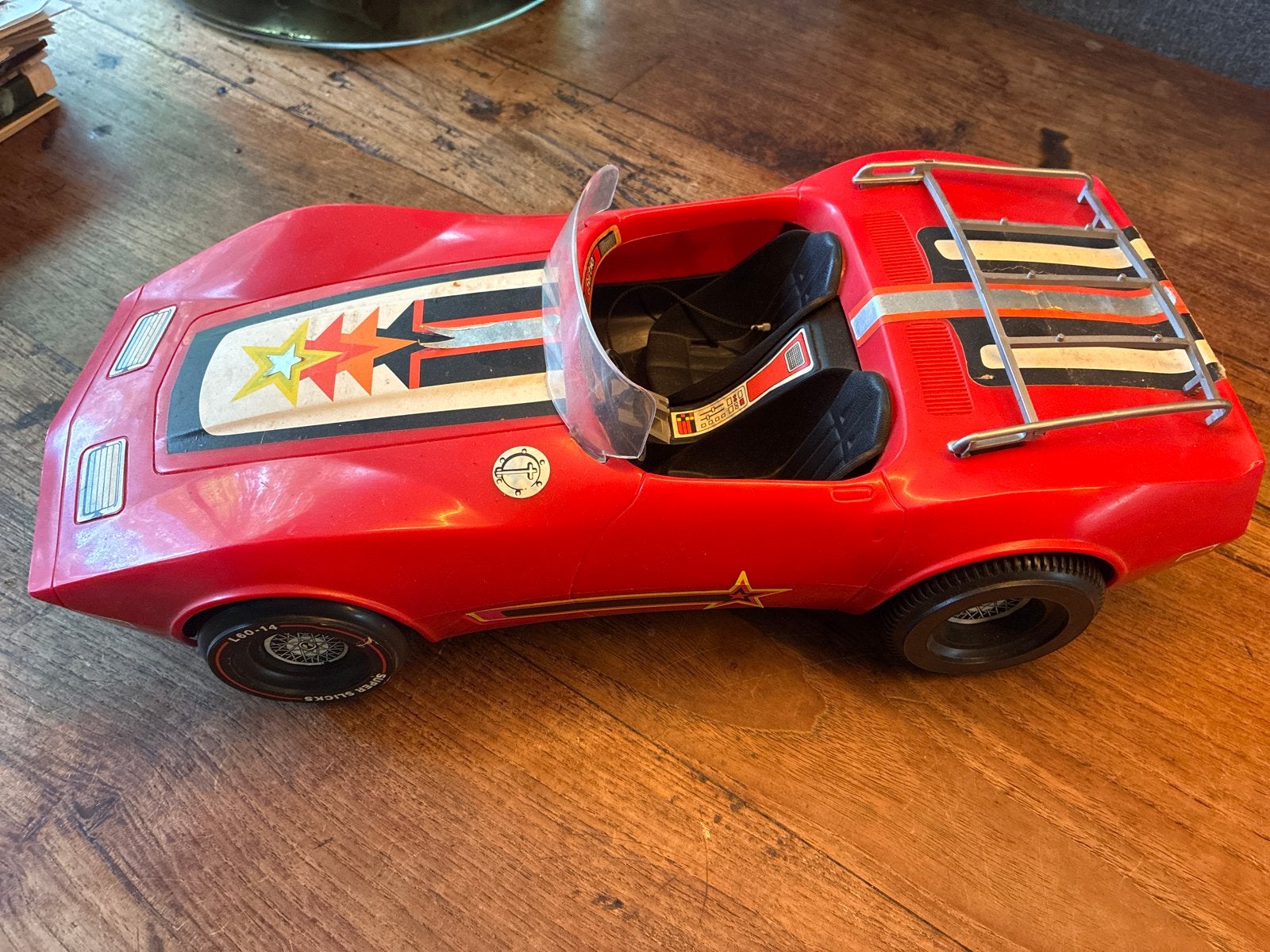 Vintage Barbie Corvette Speelgoedauto Rood, Ophalen of Verzenden, Gebruikt