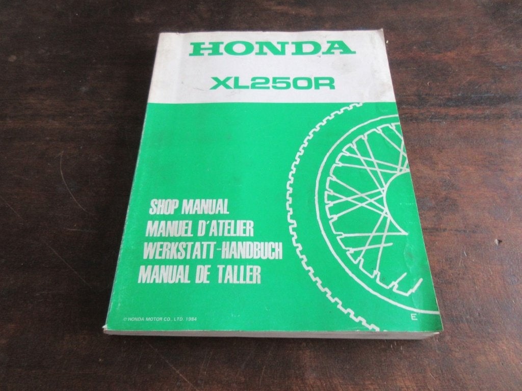 Honda XL250R shop manual werkplaatshandboek, Ophalen of Verzenden, Honda