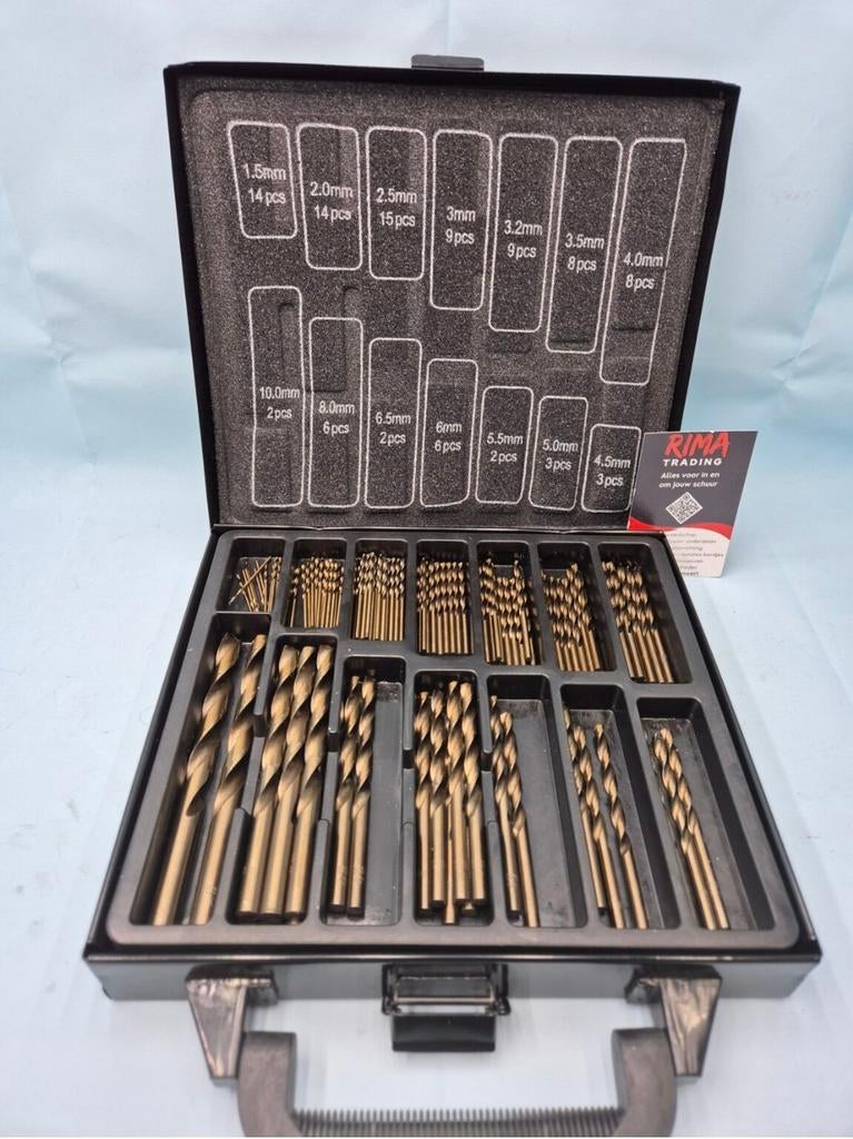 101 delige borenset kobalt coated, Boormachine, ., Nieuw, Ophalen of Verzenden